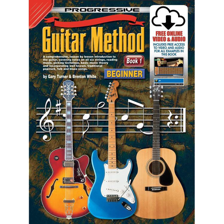 Progressive Guitar Method 1 Book/Online Video & Audio - Arties Music Online