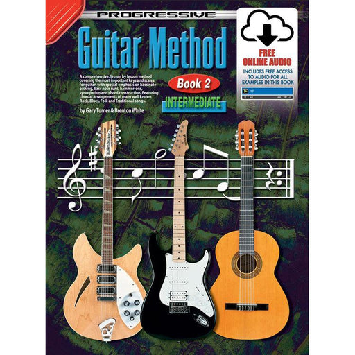 Progressive Guitar Method 2 Book/Online Video & Audio - Arties Music Online