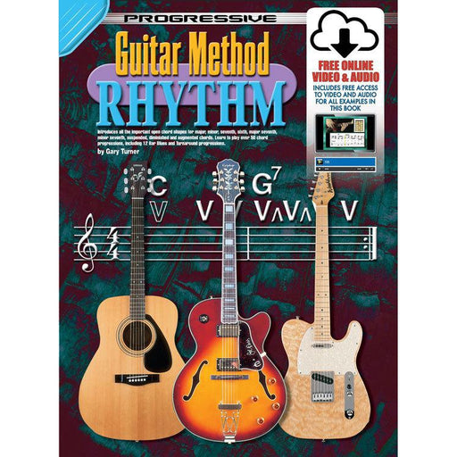 Progressive Guitar Method Rhythm Book/Online Video & Audio - Arties Music Online
