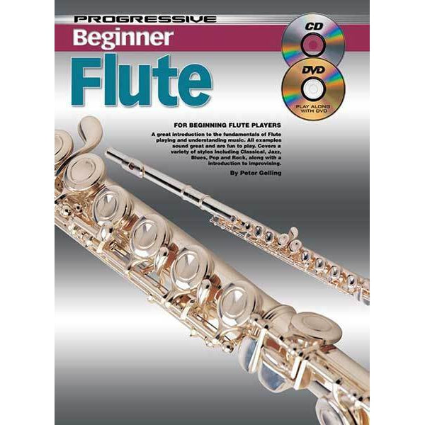 Progressive Beginner Flute Book/CD/DVD - Arties Music Online