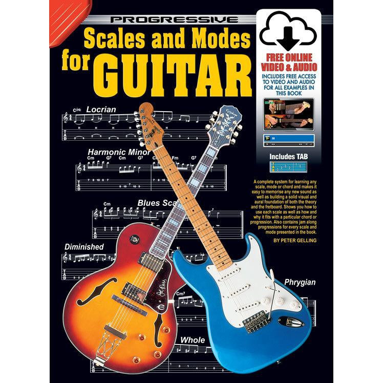 Progressive Scales & Modes Book/Online Video & Audio - Arties Music Online