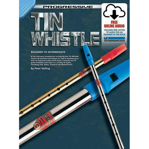 Progressive Tin Whistle Book w/ online - Arties Music Online