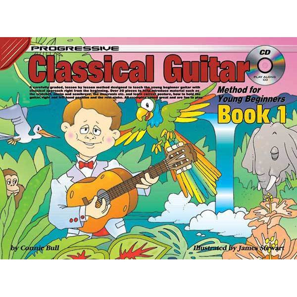 Progressive Classical Guitar Method 1 for Young Beginners Book/CD - Arties Music Online