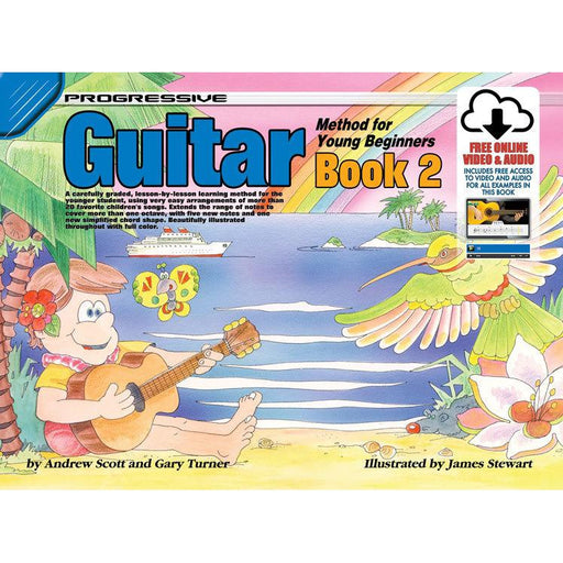Progressive Guitar Method 2 for Young Beginners Book/Online Video & Audio - Arties Music Online