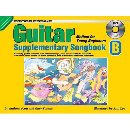 Progressive Guitar Method for Young Beginners Supplementary Songbook B Book/CD - Arties Music Online