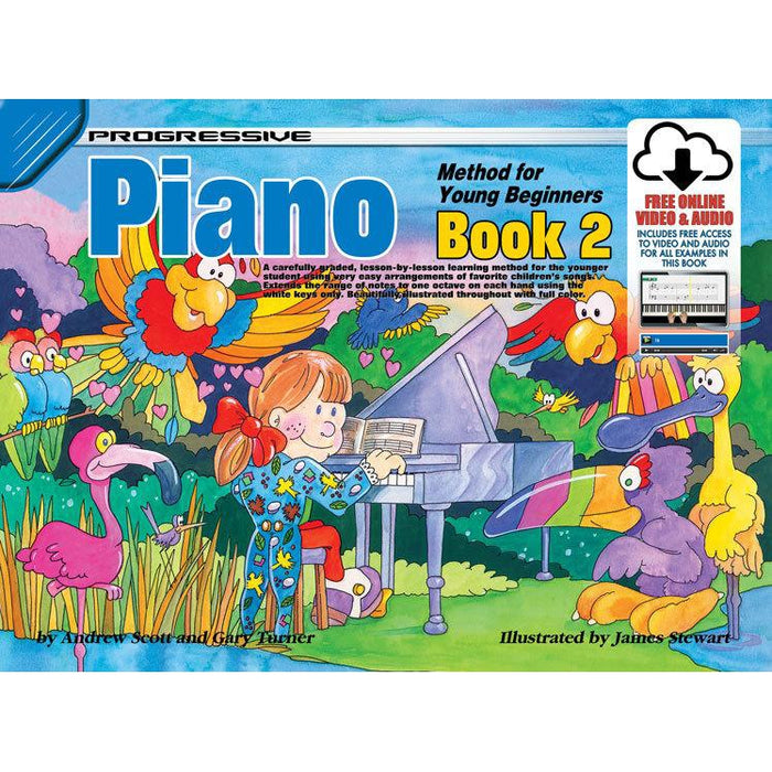 Progressive Piano Book 2 for Young Beginners Book/Online Video & Audio - Arties Music Online