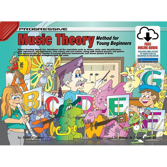 Progressive Theory Method for Young Beginners Book/Online Video & Audio - Arties Music Online