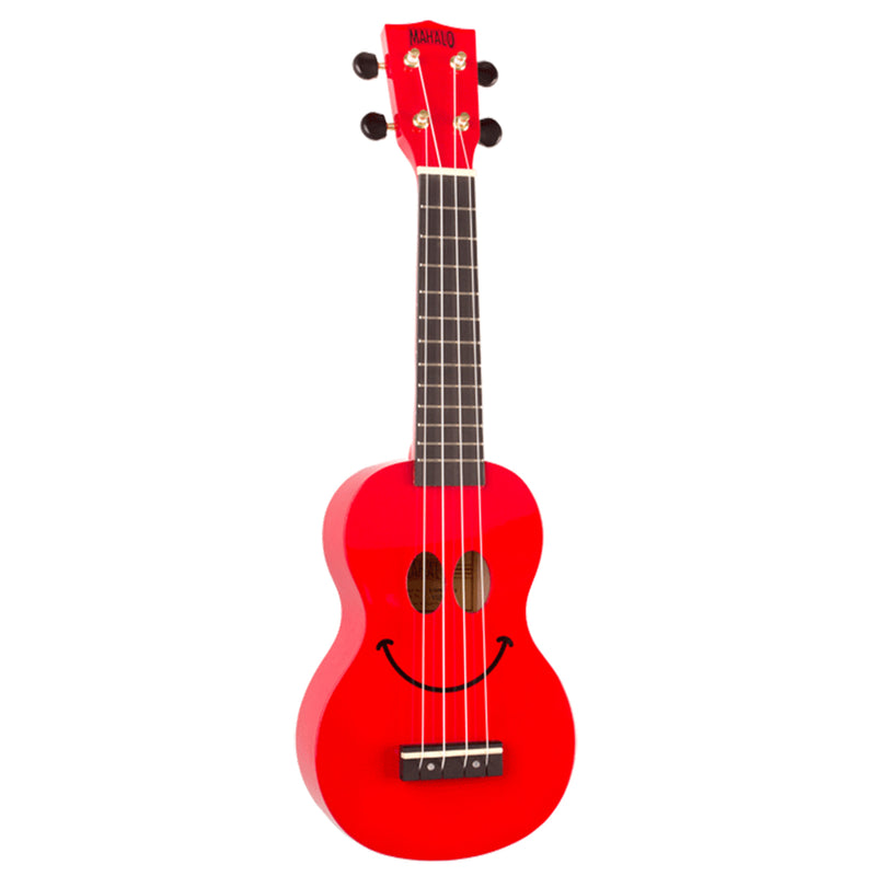 MAHALO SMILEY FACE UKE - RED