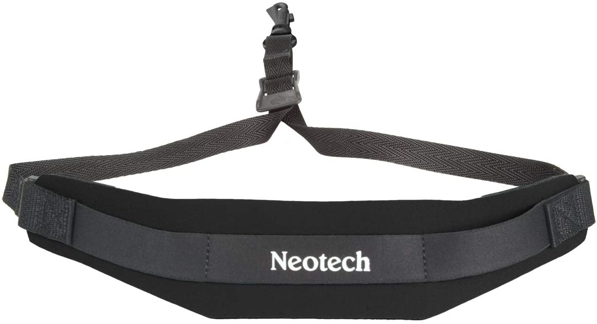 NEOTECH SOFT SAX STRAP SWIVEL HOOK XL EXTRA LONG BLACK