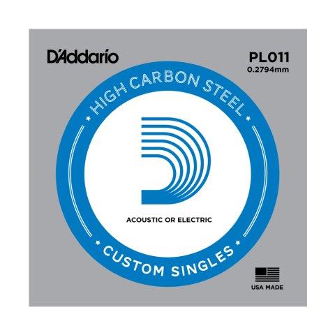 .011 Acoustic or Electric Single Guitar String