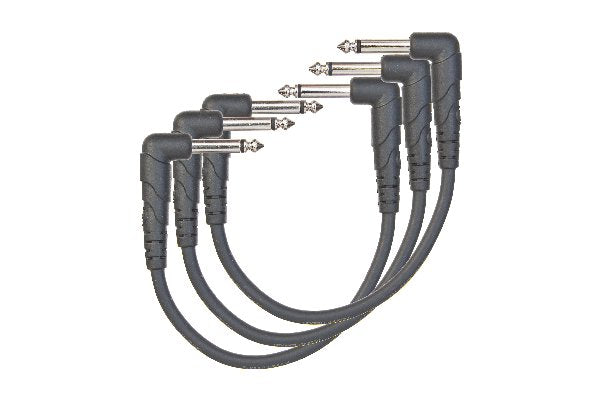 D'Addario Classic Series Patch Cable 3-Pack 6in / 15cm