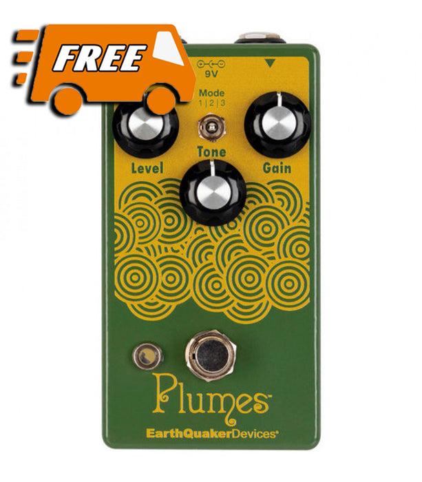 EARTHQUAKER DEVICES PLUMES SMALL SIGNAL SHREDDER OVERDRIVE