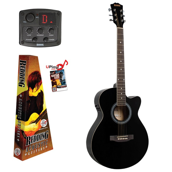 REDDING ELECTRIC/ ACOUSTIC BLACK