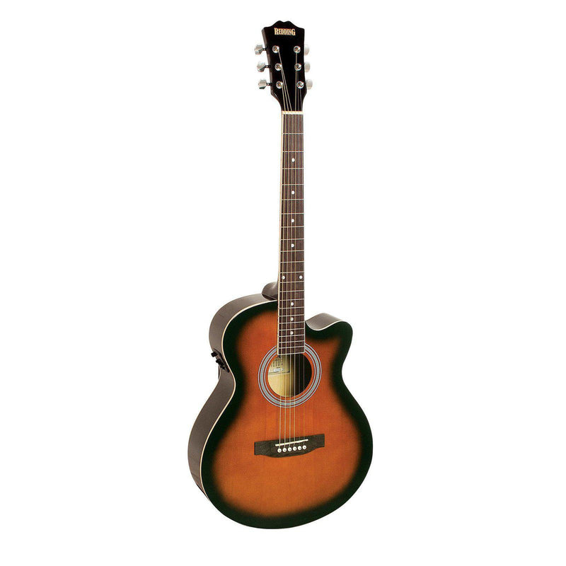 REDDING GRAND CONCERT ACOUSTIC/ELECTRIC GUITAR - Tobacco Sunburst