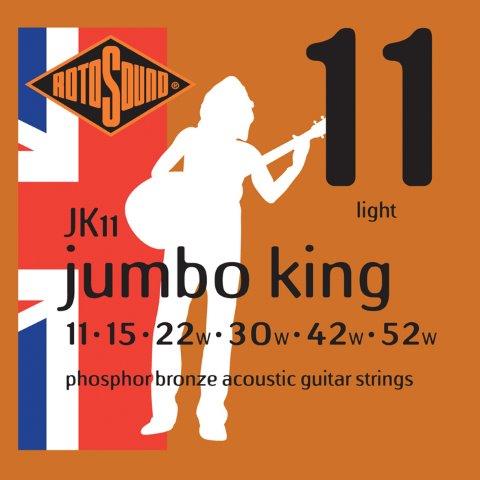 Rotosound Phosphor Bronze Acoustic Guitar Strings - 11-52