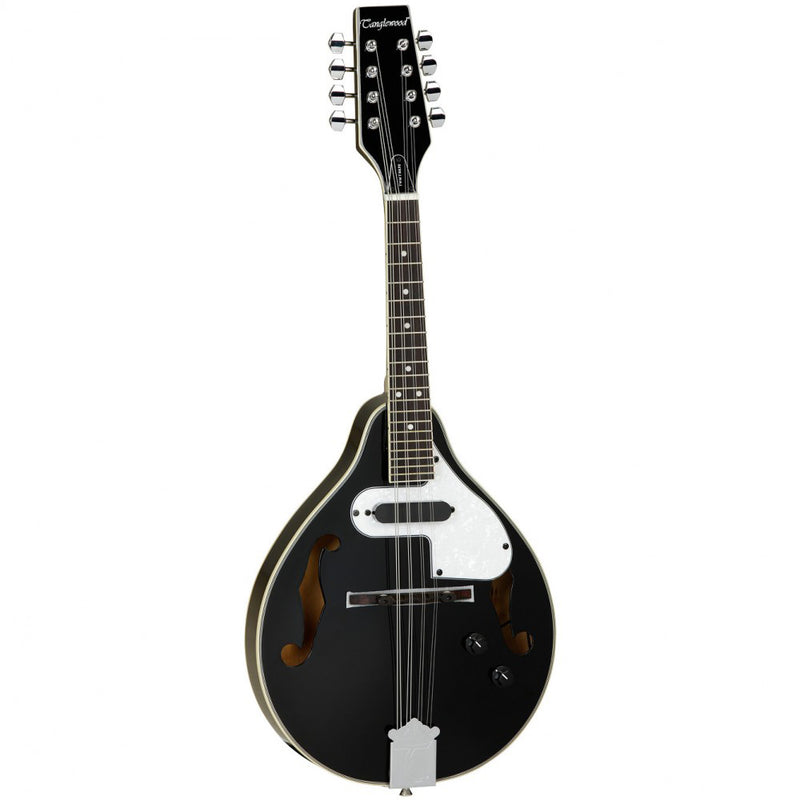 Tanglewood Union Series Teardrop Black Mandolin w/ Pick Up