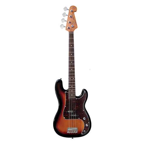 SX 3/4 Bass Guitar VEP34 in Tobacco Sunburst w/bag