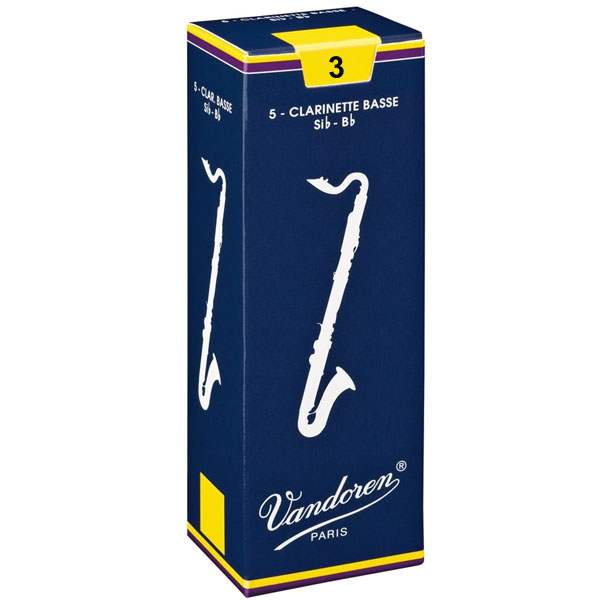 VANDOREN TRADITIONAL BASS CLARINET REED 3.0