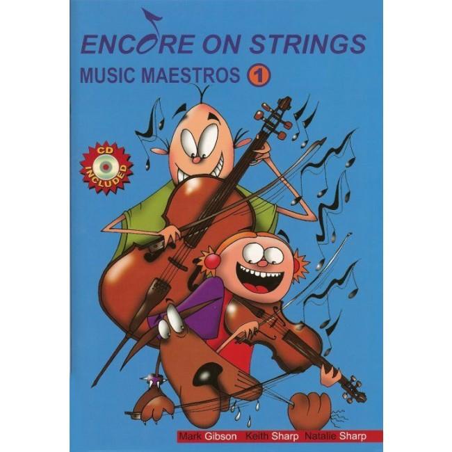 ENCORE ON STRINGS MUSIC MAESTROS DOUBLE BASS BK 1 - Arties Music Online