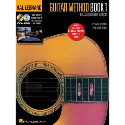 HAL LEONARD GUITAR METHOD BK 1 (DLX BEGINNER ED) - Arties Music Online