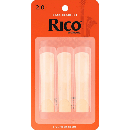 RICO BASS CLARINET REED 2.0 (3 PACK) - Arties Music Online