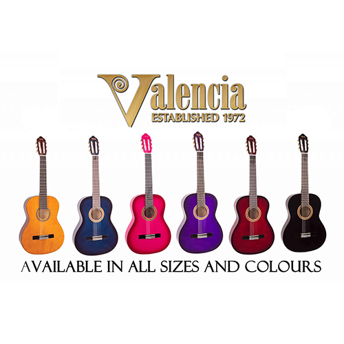 Valencia 100 Series Classical Guitar - Student Beginner Nylon
